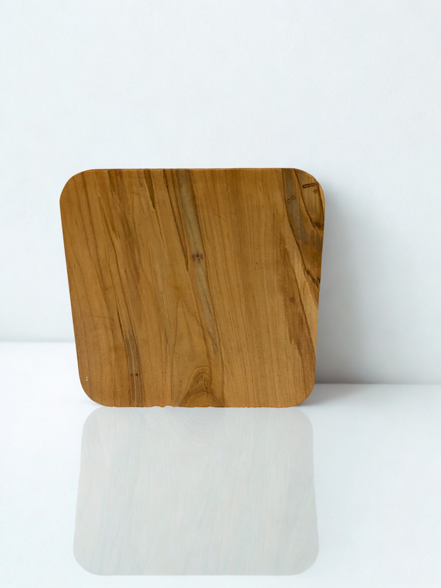 Square Hardwood Cigar Ashtray – Handcrafted Maple Wood