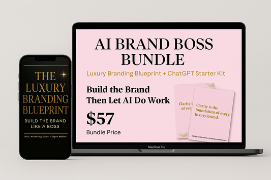 AI Brand Boss Bundle | Luxury Branding Blueprint + ChatGPT Starter Kit
