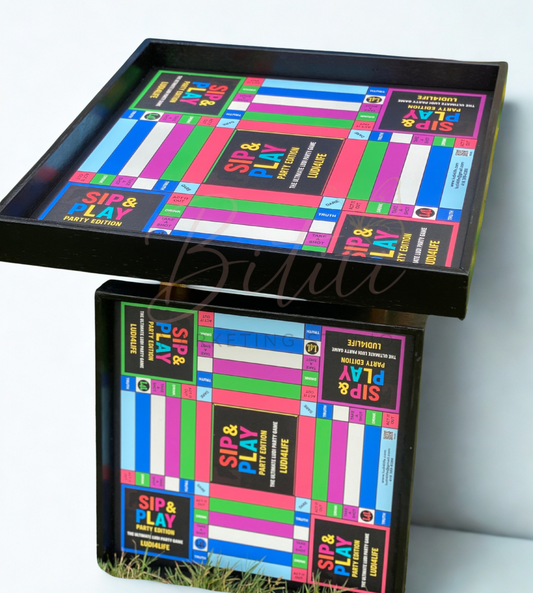 Sip & Play Party Edition Ludi Board