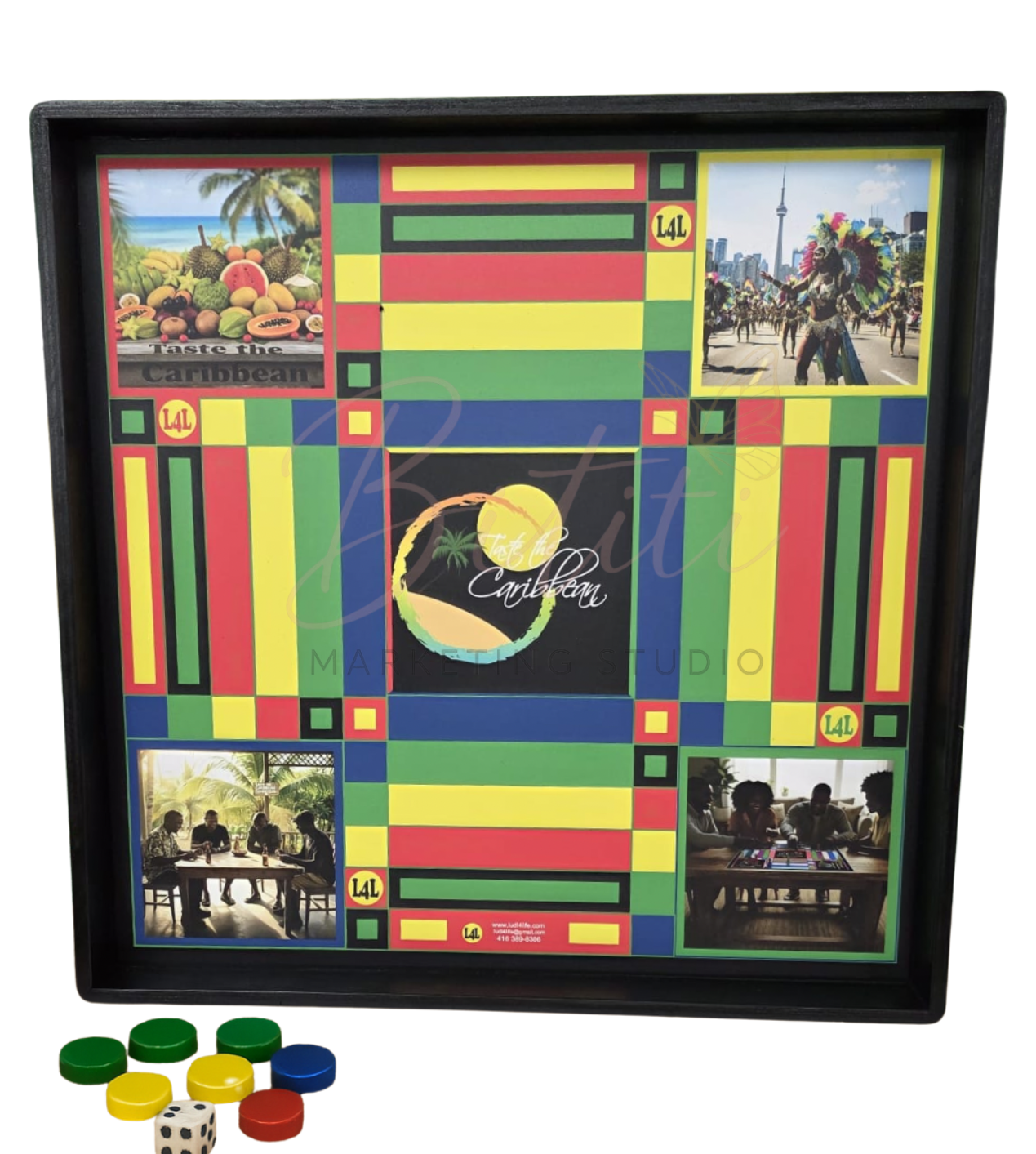 Taste of the Caribbean Ludi Board