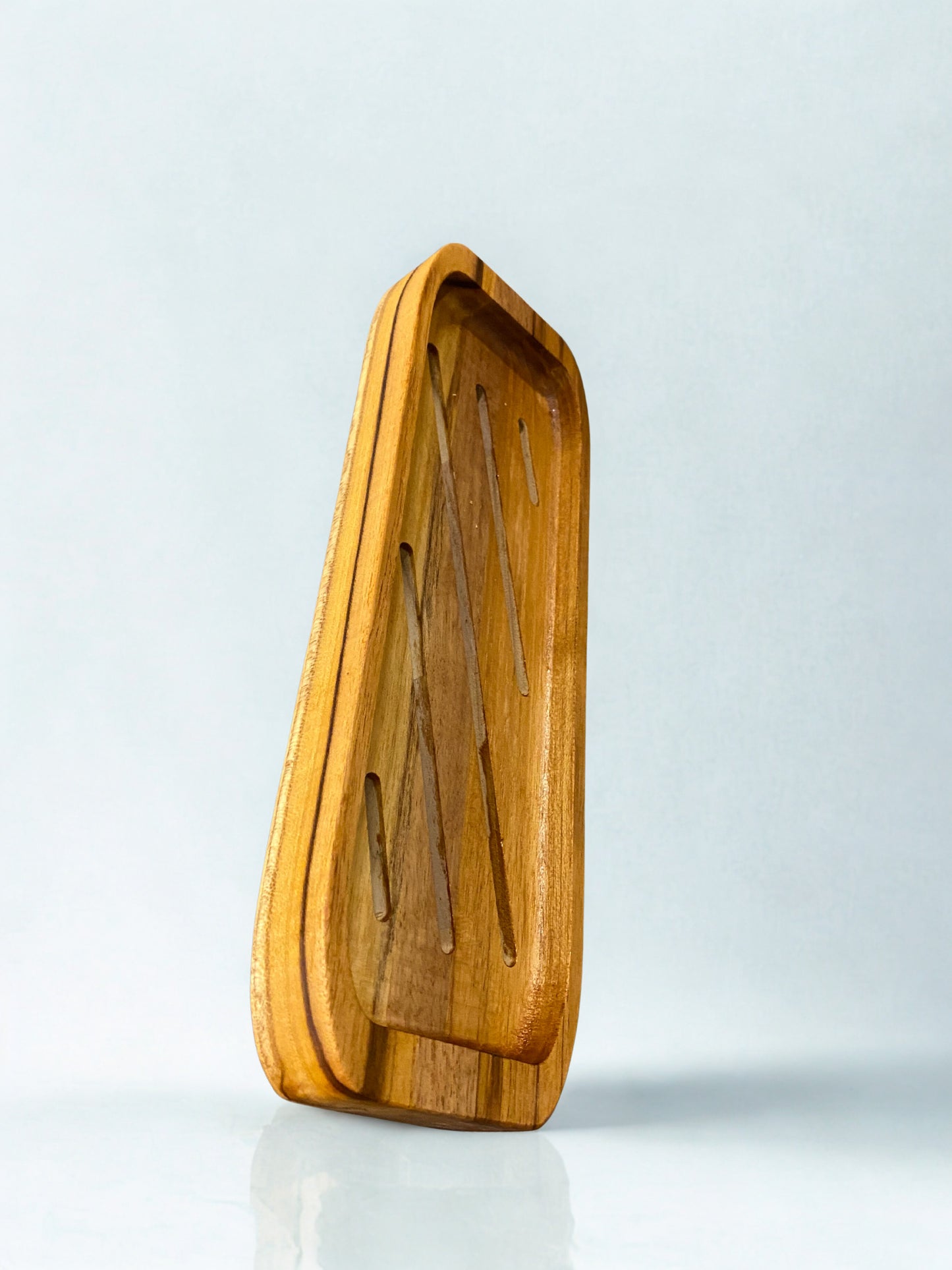 Zig-Zag Wooden Multi Use Tray (Handcrafted Hardwood)