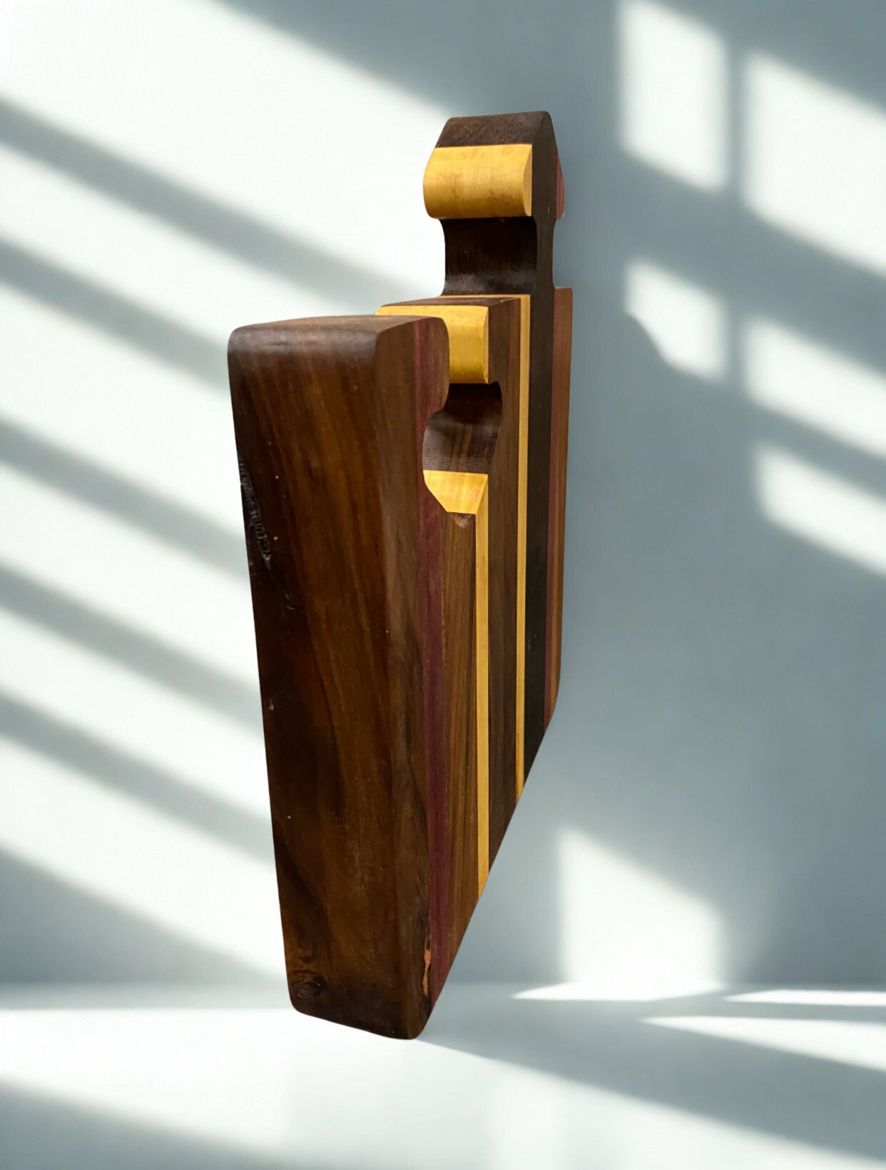 Exotic Wood 2-Piece Puzzle Tray Set Extra Large