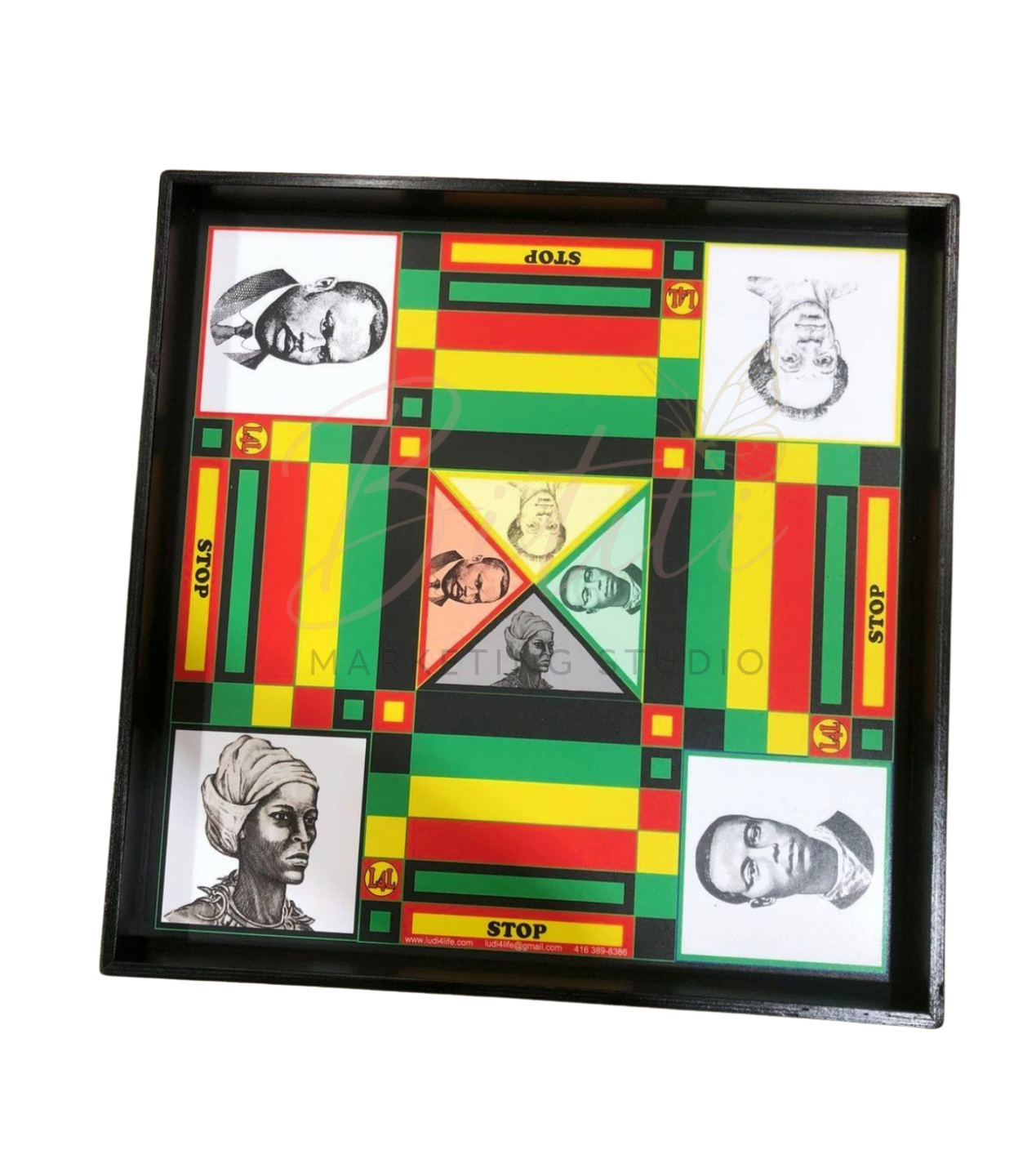 Rasta Pan-African Ludi Board – Custom
