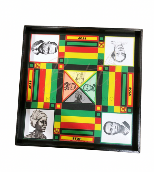 Rasta Pan-African Ludi Board – Custom