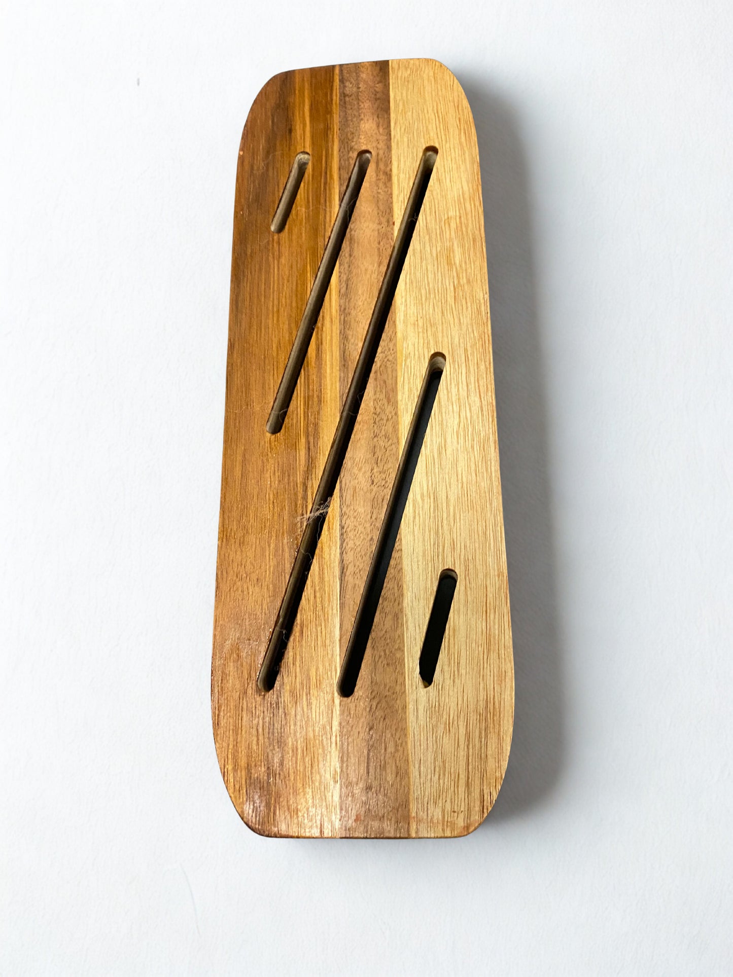 Zig-Zag Wooden Multi Use Tray (Handcrafted Hardwood)