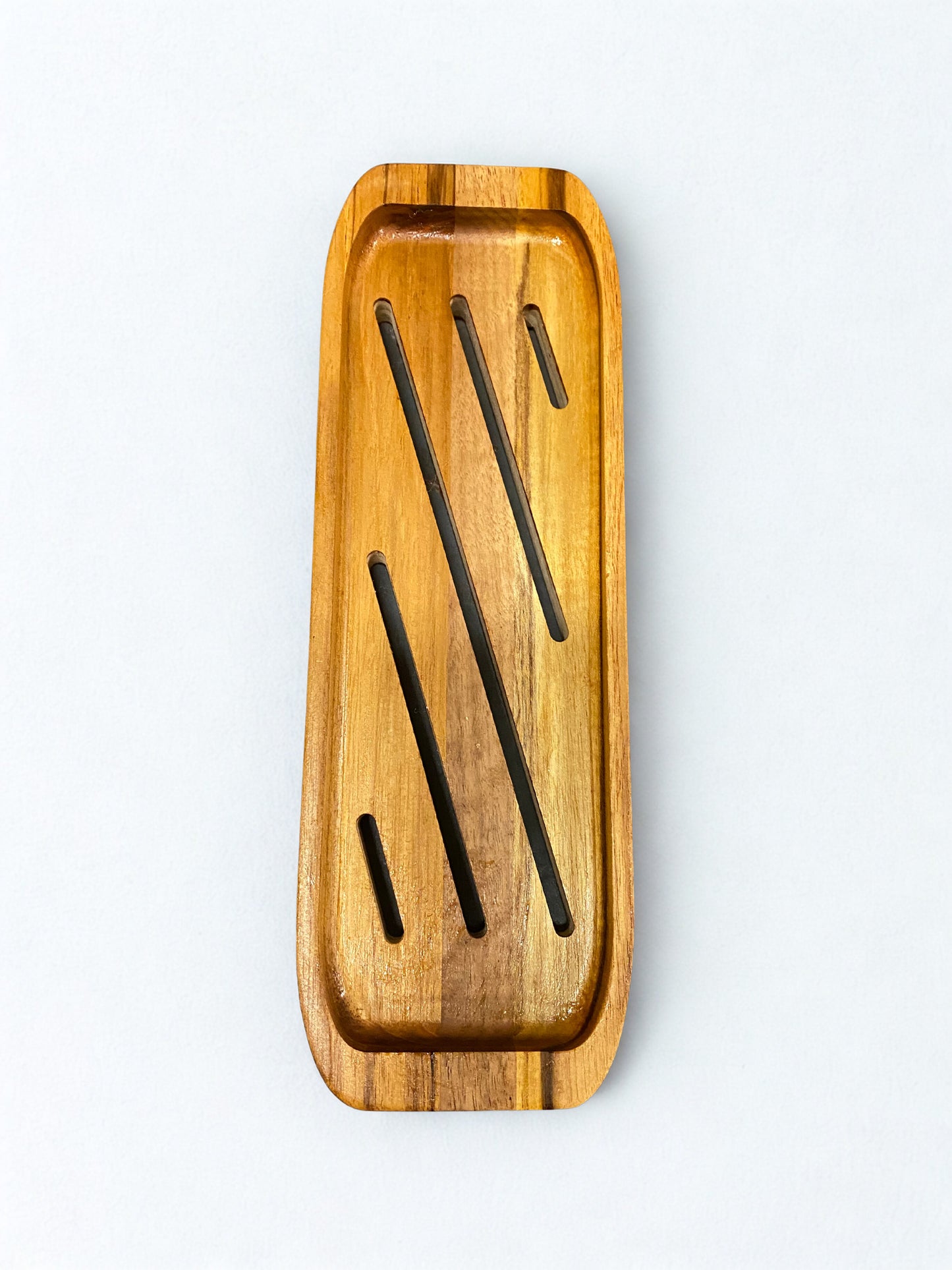 Zig-Zag Wooden Multi Use Tray (Handcrafted Hardwood)