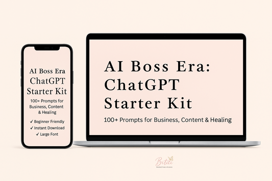 AI Boss Era: ChatGPT Starter Kit 100+ Prompts to Build Your Brand, Content & Healing Journey
