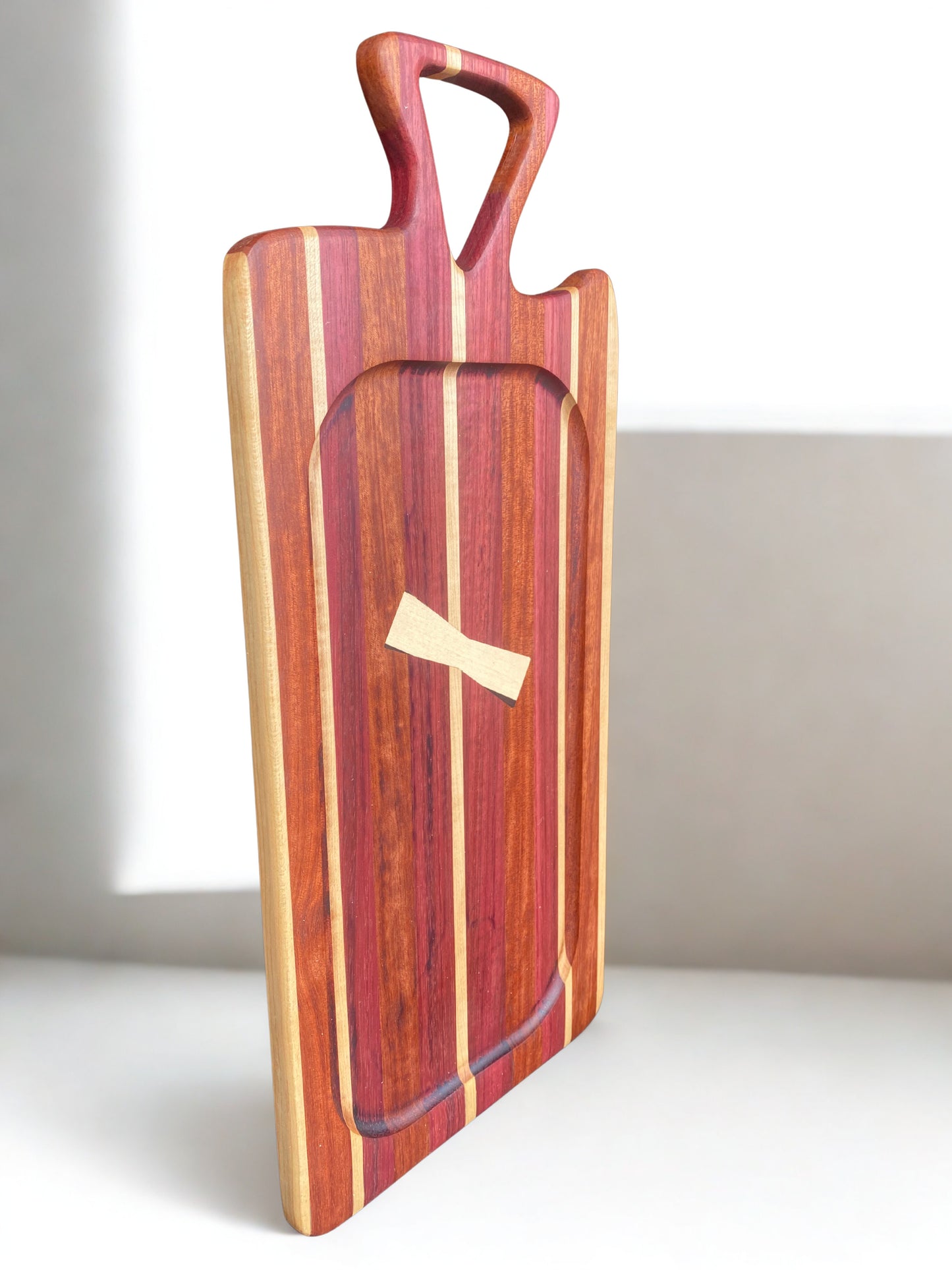 Exotic Multi-Wood Chef Board – Purpleheart Signature Edition