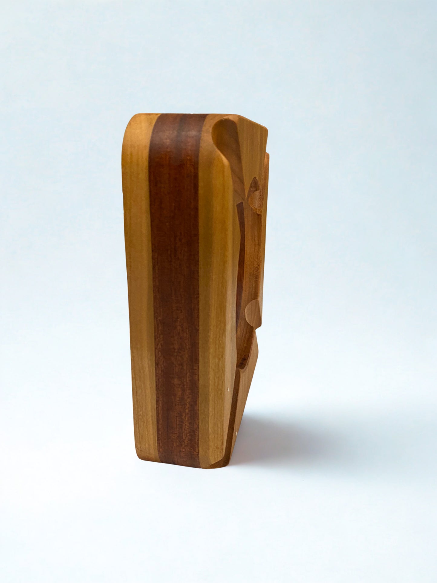 Square Hardwood Cigar Ashtray – Handcrafted Maple Wood