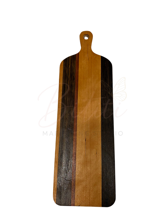 Heart Inlay Wooden Charcuterie & Serving Board